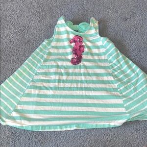 Tommy Bahama Kids Dress in Aqua and Pink